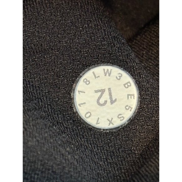 Lululemon Blue Long Sleeve Round Neck Rush Hour Dotted Pullover T Shirt Size 12 - Picture 7 of 7